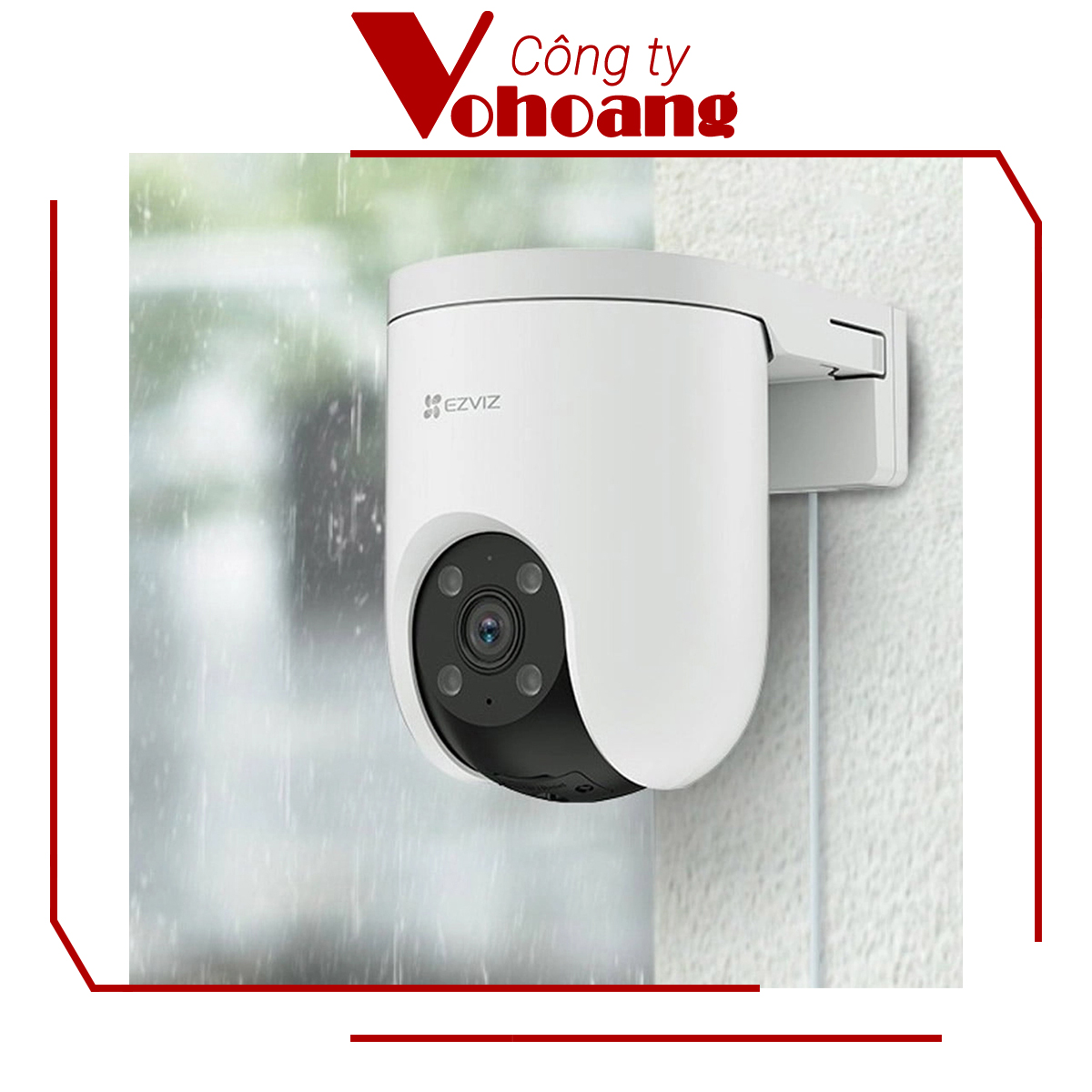 Camera Ezviz H8C Pro 3MP Ngoài Trời Rõ Nét, WiFi Xoay 360 Độ, Có Màu Ban Đêm, Đàm Thoại 2 Chiều, Chống Nước - Hàng Chính Hãng