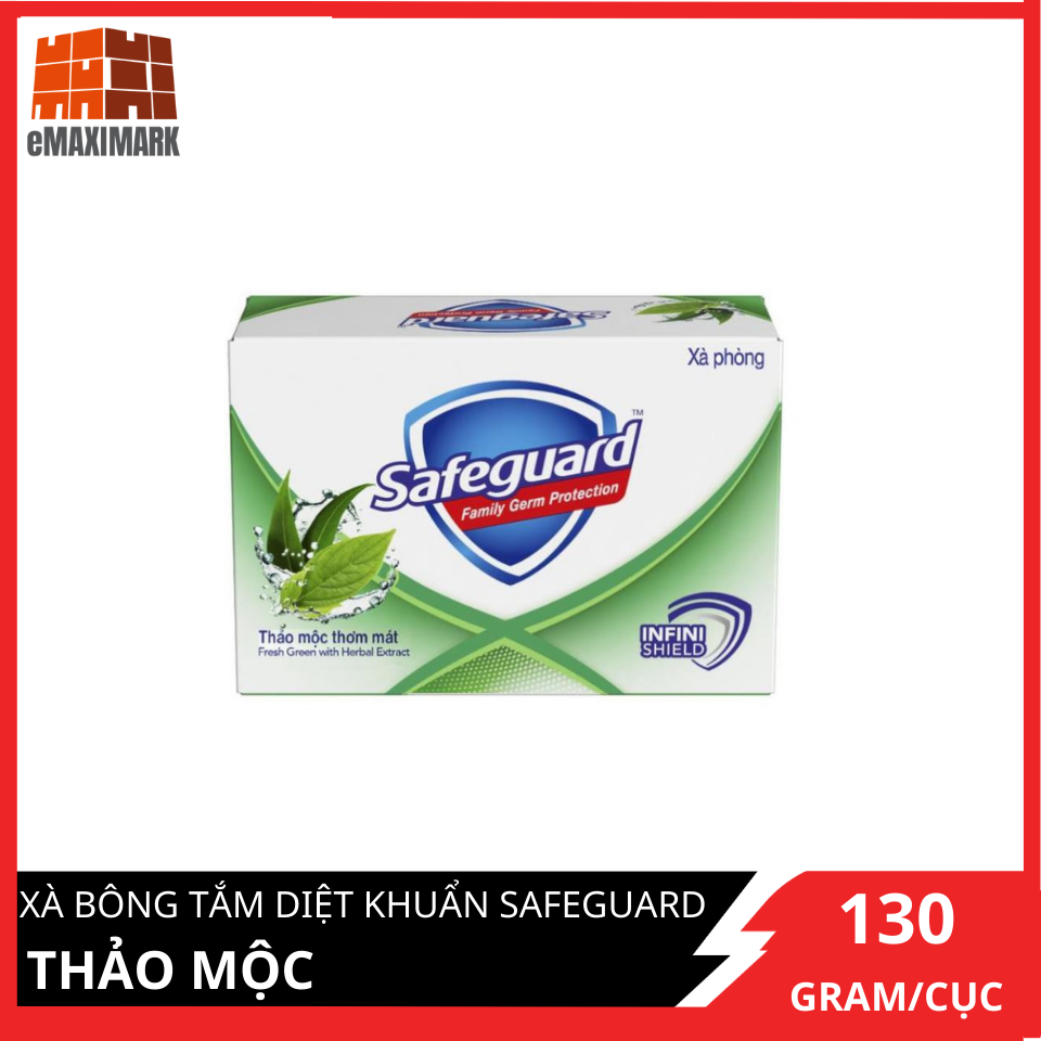 Xà Bông Tắm Diệt Khuẩn Safeguard Xanh 130g
