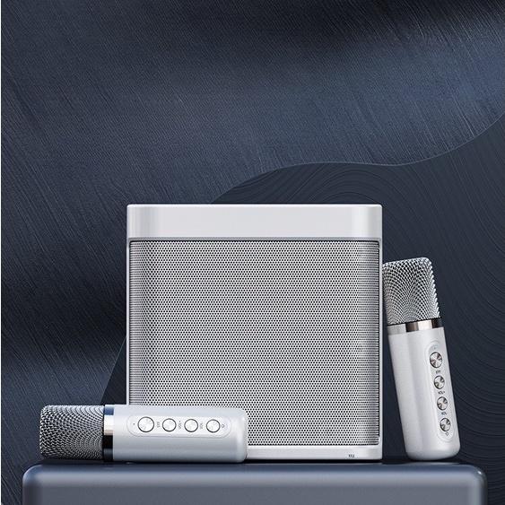 Loa Karaoke Bluetooth YS 203 Kèm 2 Micro Không Dây Siêu Hay, Mới 2022