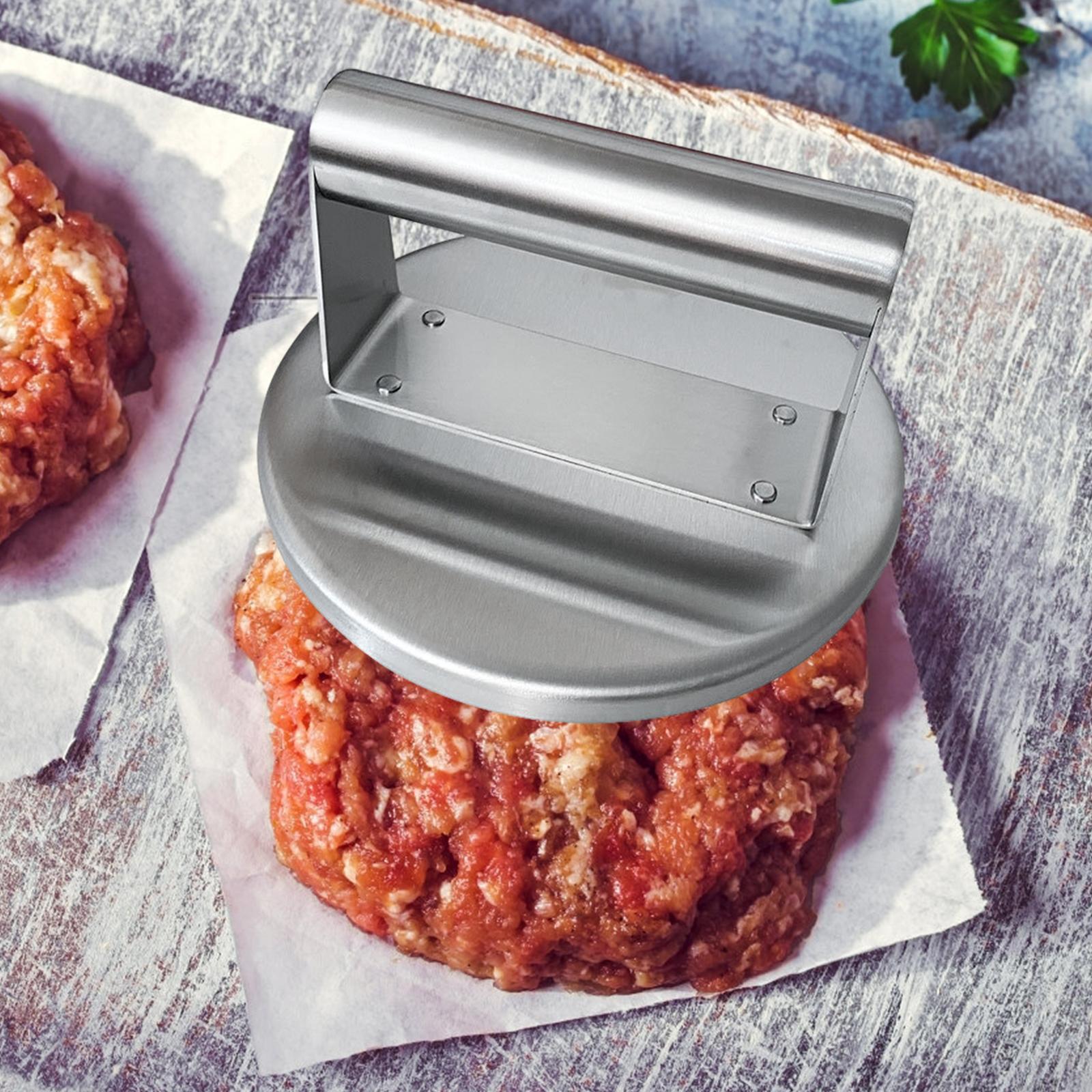 Smasher Burger Press Nonstick Round Meat Looser for Steak Paninis Flatbreads