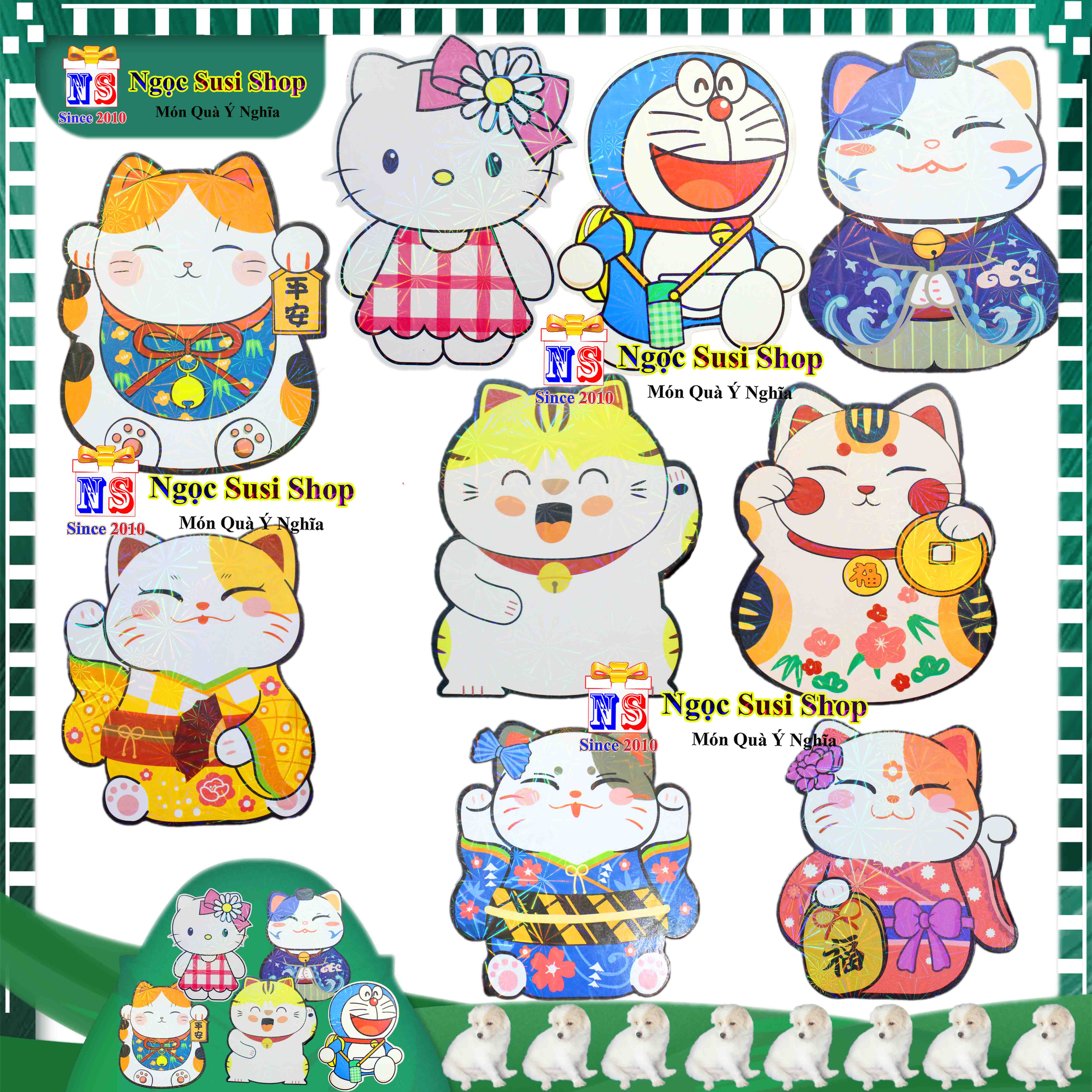 1-10 BAO LÌ XÌ 3D HÌNH THÚ CAO CẤP DẠ QUANG CHIẾU LẤP LÁNH - BAO LÌ XÌ CHO BÉ SIÊU CƯNG