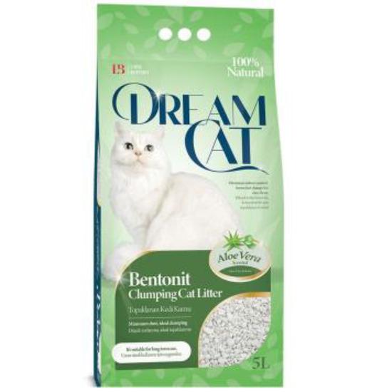 Cát vệ sinh cho mèo DREAMCAT - Dòng Aloe Vera Scented (Hương Nha đam) 5L