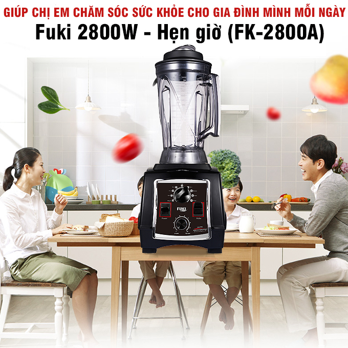 Máy xay sinh tố công nghiệp Fuki FK-2800A (2800W) - Hẹn giờ - Hàng chính hãng