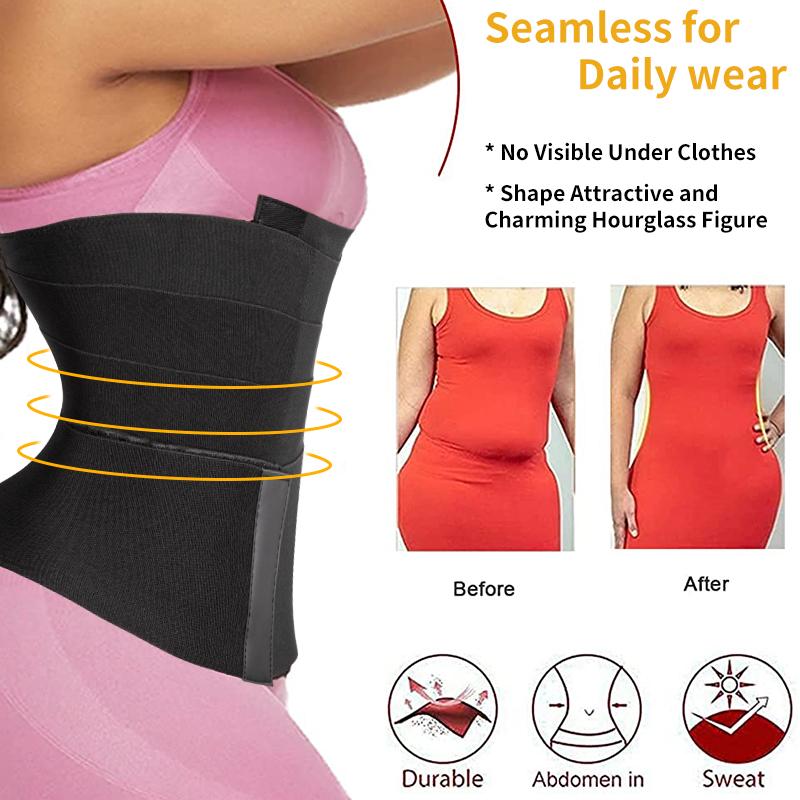 Vô Hình Quấn Eo Huấn Luyện Cho Nữ Giảm Béo Bụng Quấn Dây Eo Cincher Áo Tông Đơ Cắt Tập Toàn Thân Dây Faja Định