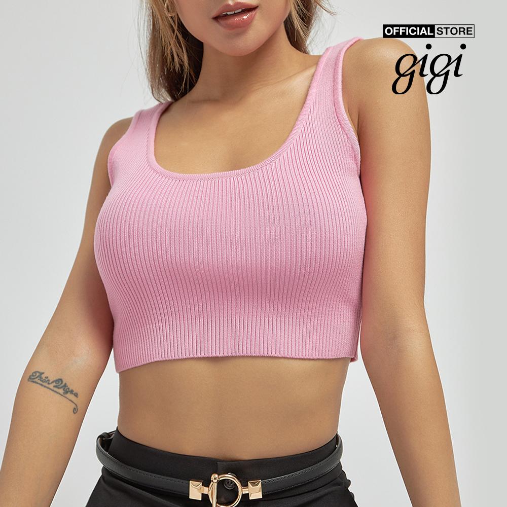 GIGI - Áo croptop nữ sát nách thời trang G6101K212703