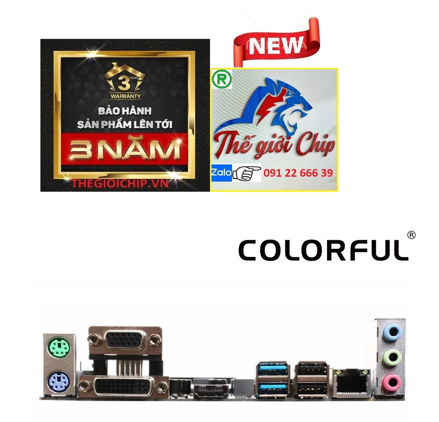 Bo Mạch Chủ (Mainboard) COLORFUL H110M-T plus V22 - HÀNG CHÍNH HÃNG