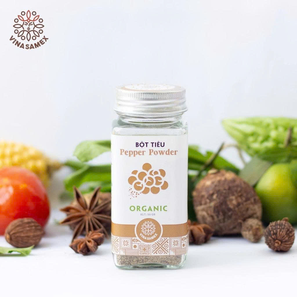 Bột Hồi Hữu Cơ Vinasamex 40g - Gia Vị Cho Những Bữa Ăn Tròn Vị, Tẩm Uớp Món Ăn