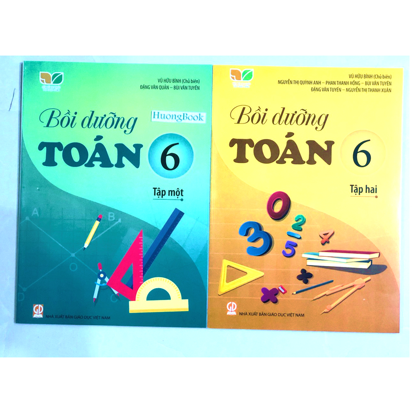 Sách - Combo Bồi dưỡng toán 6 tập 1 + 2