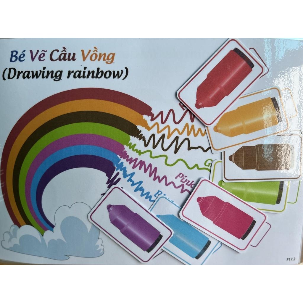 Monsi Edu Học liệu montessori màu sắc cho bé F85M