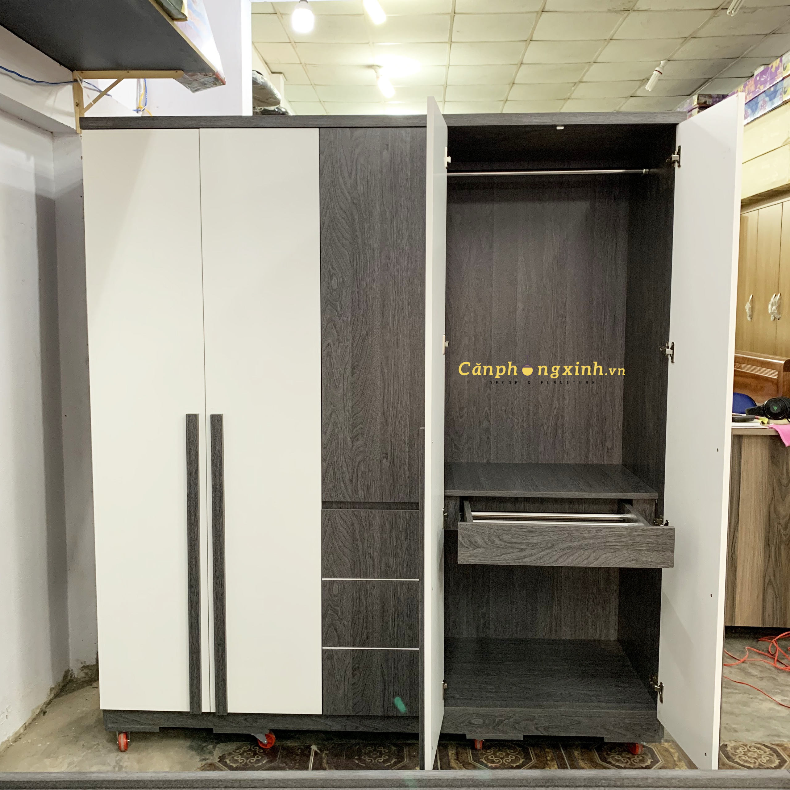 Tủ áo 5 cánh gỗ cn MDF CPX-T10