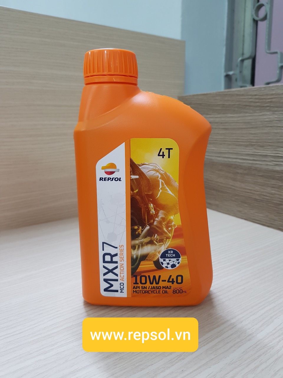 Nhớt xe số cao cấp Repsol Moto MXR 7 4T 10W40 1L (Mẫu Mới}