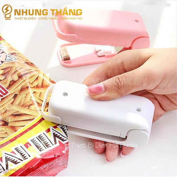 Máy Hàn Miệng Túi Thực Phẩm Mini - Kẹp Niêm Phong - Siêu Tiện Lợi - Màu Random - Có Video