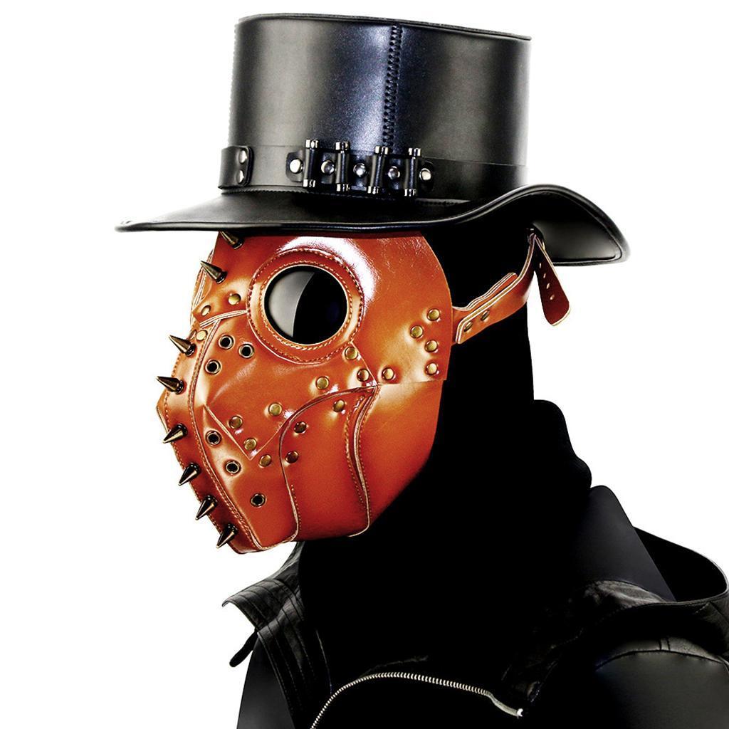 Gothic Steampunk Plague Head Mask Halloween Cosplay Party Props