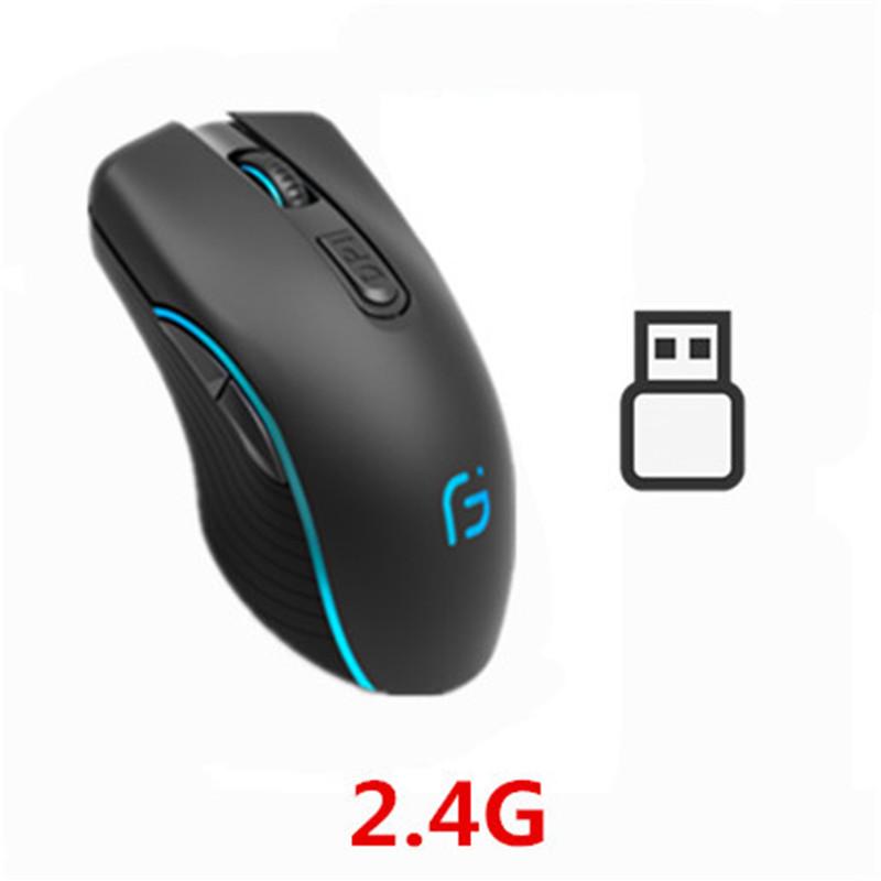 Sạc Máy Tính X9 Hai Chế Độ Bluetooth 4.0 + 2.4Ghz Không Dây Mause Quang Học 2400DPI Chơi Game Cho Máy Tính Laptop