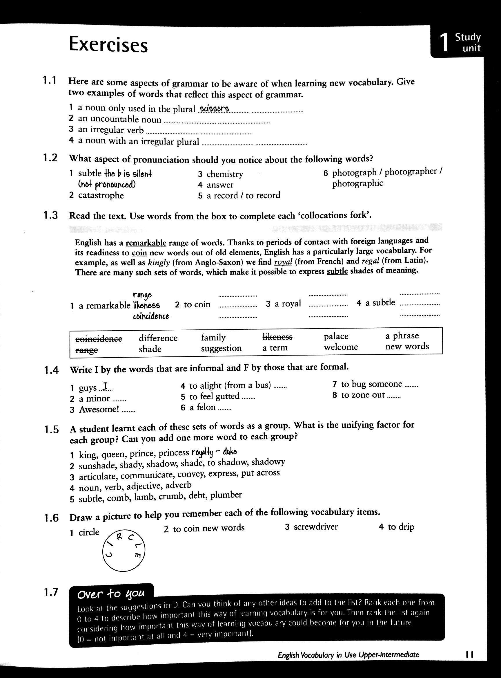 English Vocabulary in Use: Upper-Intermediate Book with Answers Reprint Edition: Vocabulary Reference and Practice