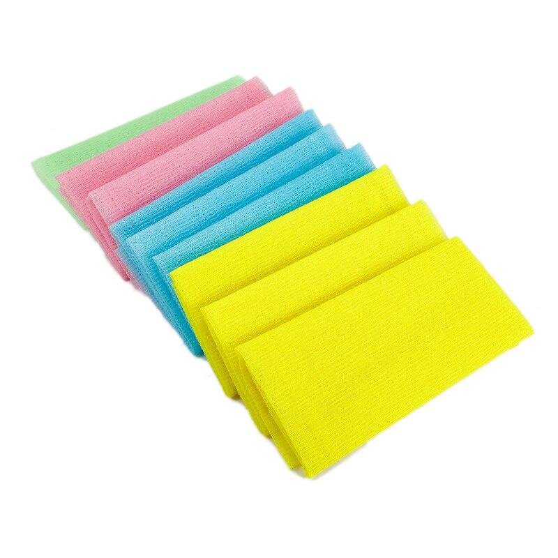 Exfoliating Nylon Bath Shower Body Cleaning Washing Scrubbing Towel Scrubbers Skin Care And Beautification Bath Sponge Body Brus