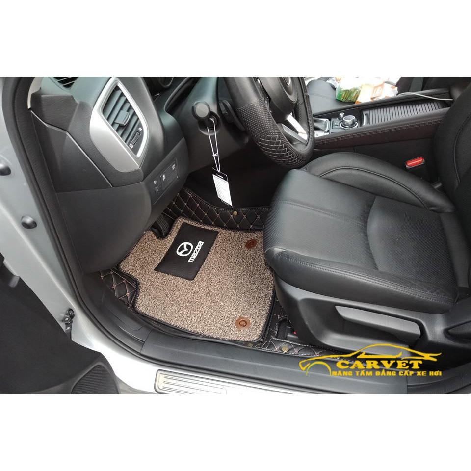 Thảm lót sàn ô tô 6D cao cấp kèm thảm rối chống bẩn dành cho xe Mazda 6