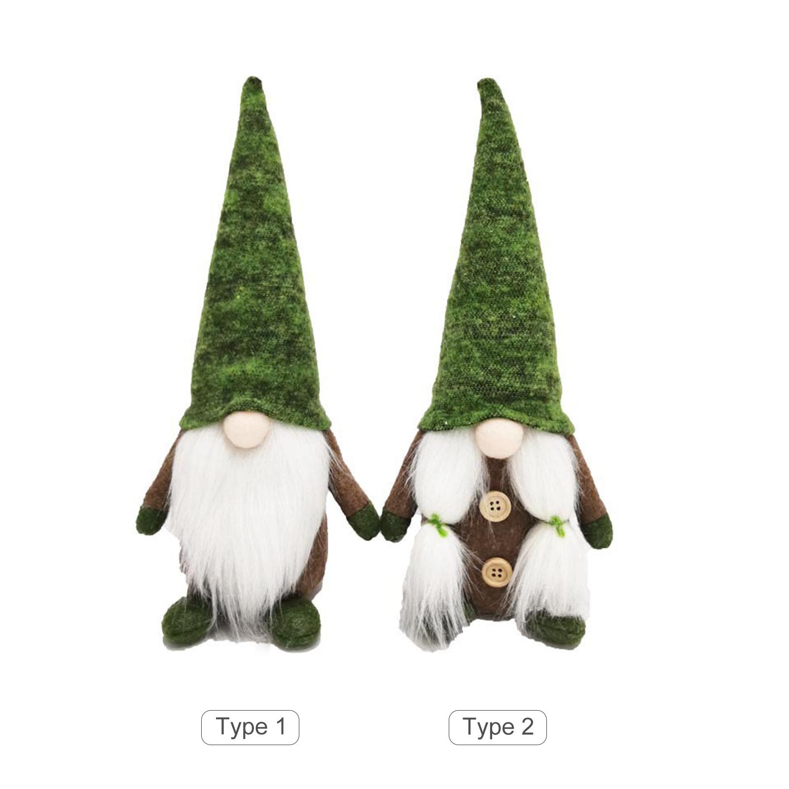 Đồ trang trí giáng sinh hình nộm ông già bằng vải