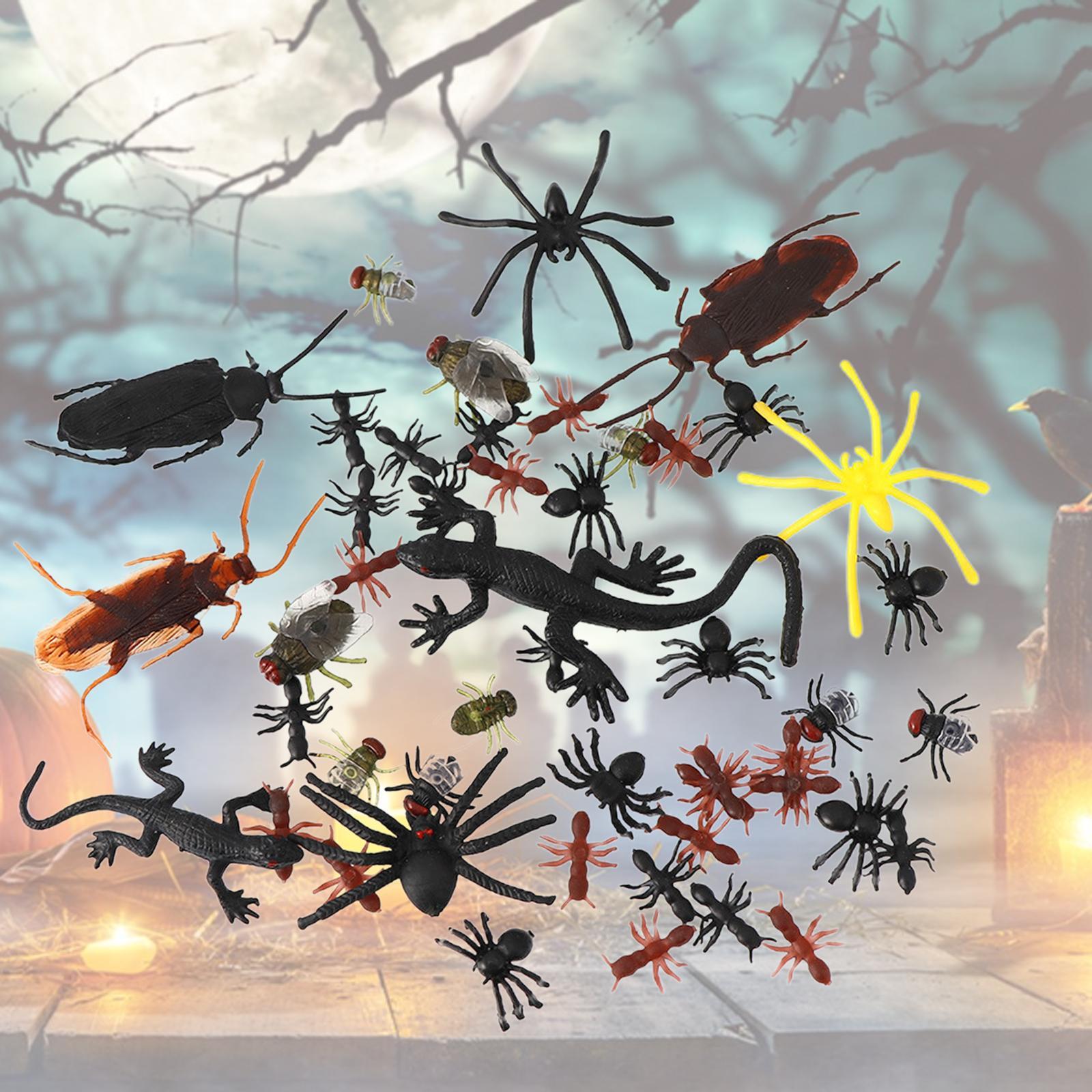 Halloween Animal Figures, Halloween Gecko Model, Educational Toys Tricky Toys Simulation Gecko Model, Fake Centipede, for Boys Children Kids