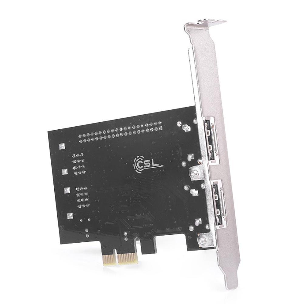 Card Mở Rộng PCI-E PCIe 2 Cổng SATA IDE eSATA JMB363