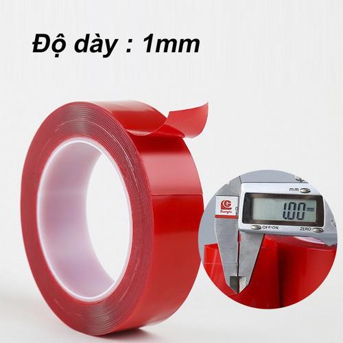Cuộn băng keo 2 mặt 3M siêu dính chuyên dán đồ chơi xe -3 mét