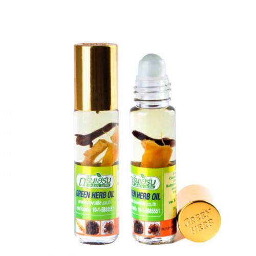 [Chai 8ml] Dầu lăn sâm thảo dược Green Herb Oil Thái Lan