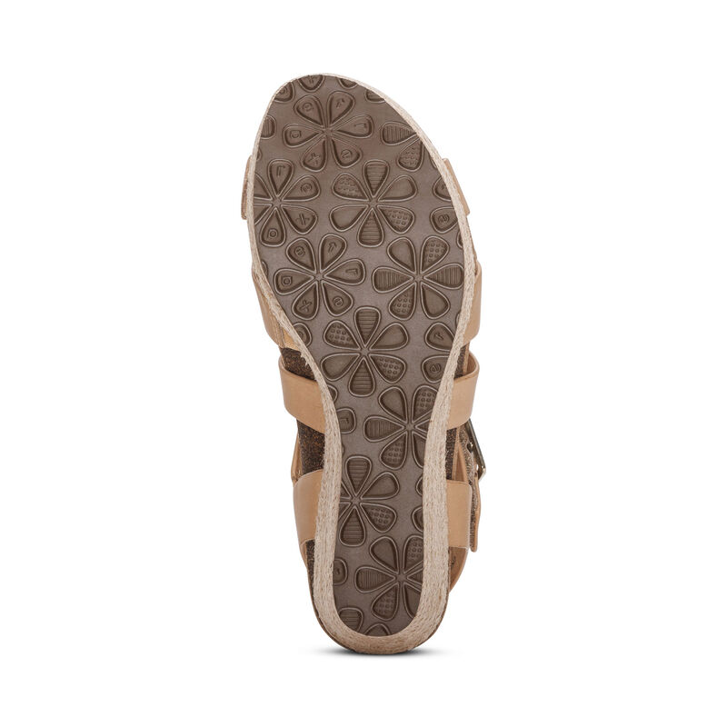 Sandal cao gót sức khỏe nữ Aetrex Anna Sand - Giày đế xuồng gót cao 8p, đệm nâng vòm, mềm nhẹ