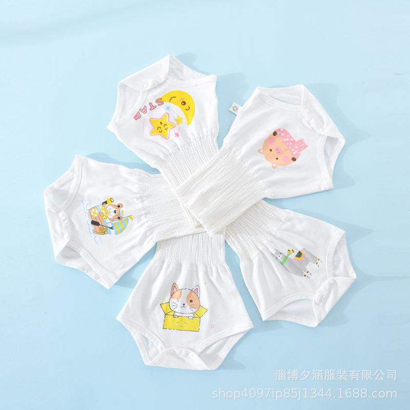 Quần Lót Mặc Ngoài Bỉm Tả Cho Bé Từ 0-2 Tuổi Quần Lưng Cao Cotton 100%