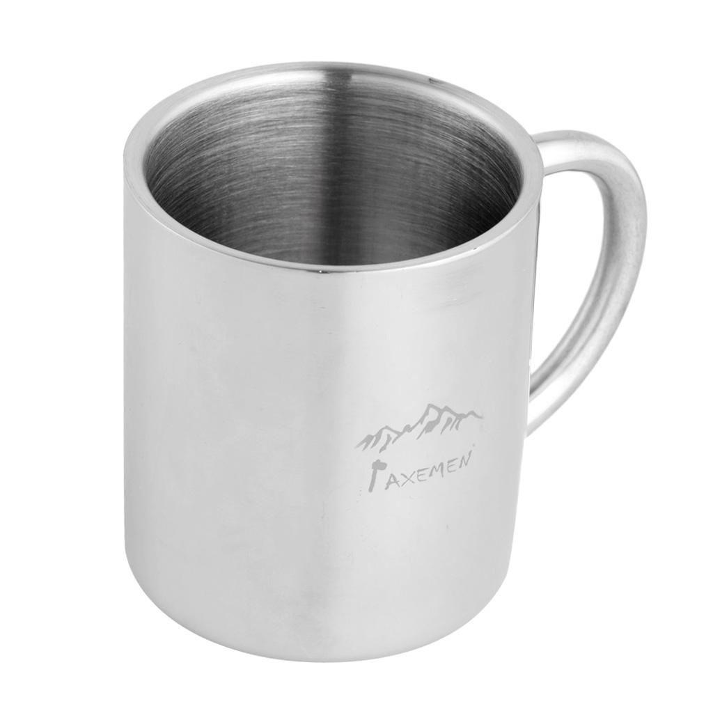 Stainless   Steel   Coffee   Tea   Mug   Double   Wall   Portable   Travel