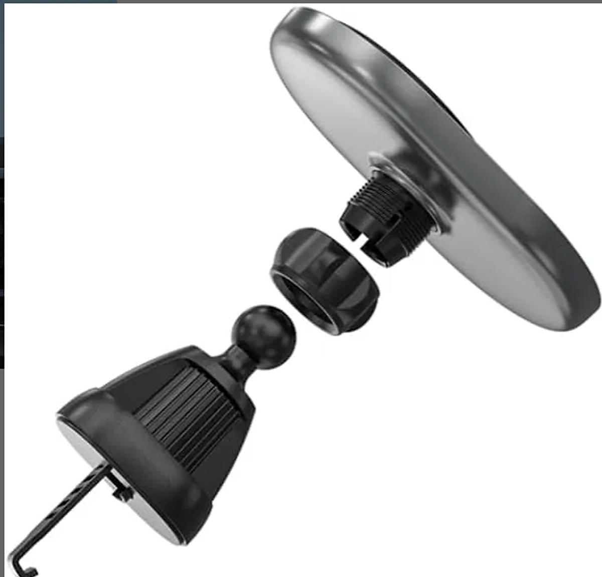 Bộ sạc không dây ô tô Wi WU Liberator CH312 sạc từ tính 15W cho điện thoại - Hàng chính hãng