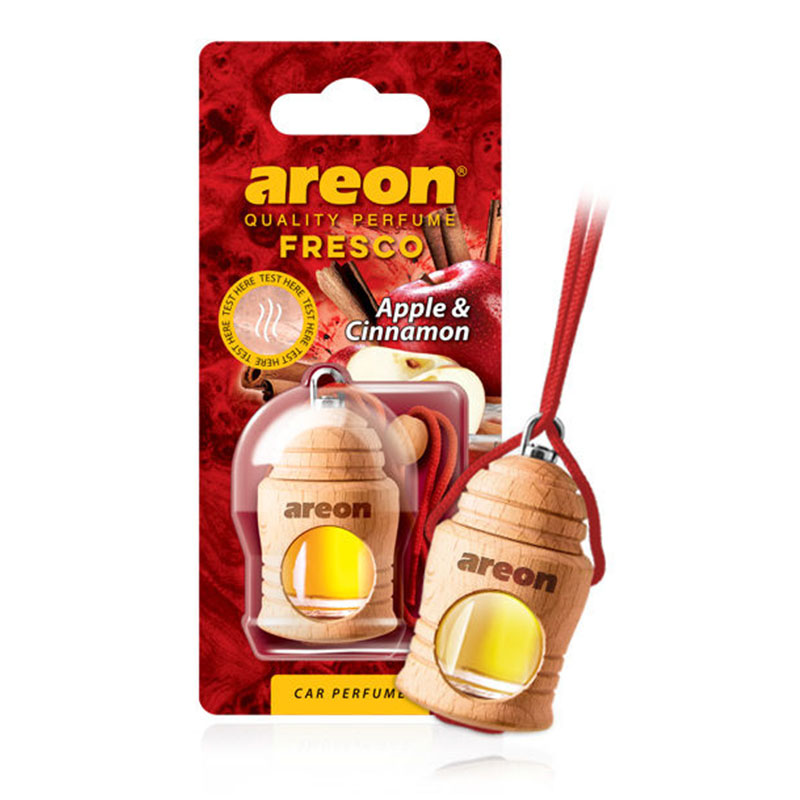 Tinh dầu treo xe ô tô Areon hương táo &amp; quế – Areon Fresco Apple &amp; Cinnamon