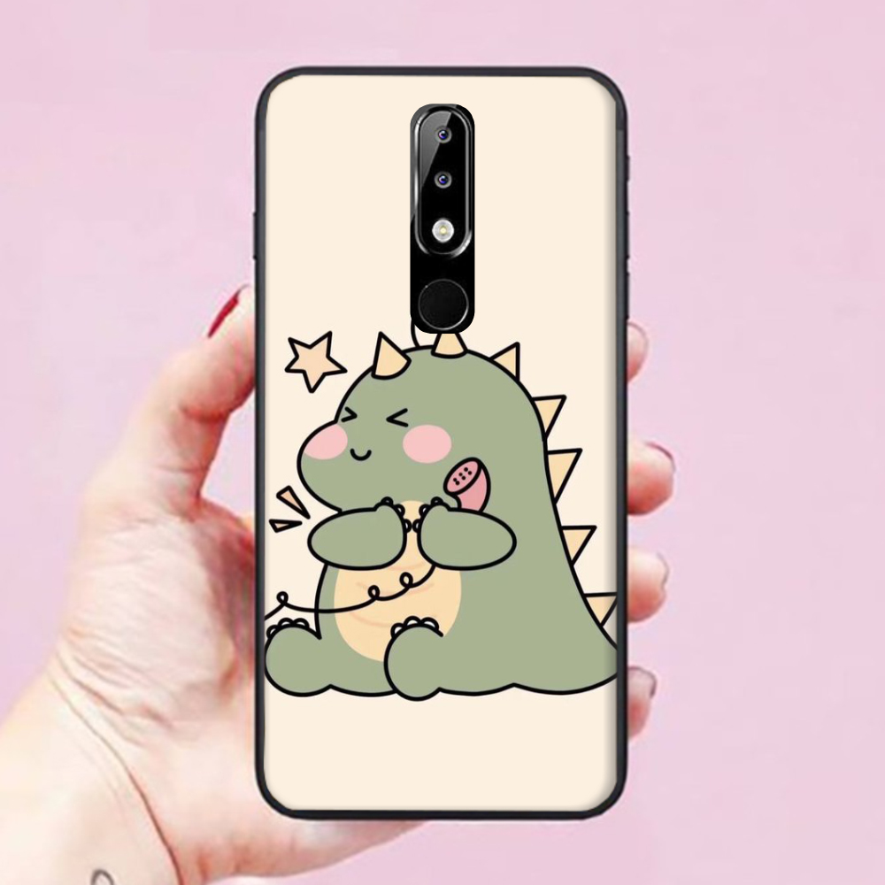 Ốp lưng dành cho điện thoại Nokia 5.1 Plus / X5 Hình Khủng Long Cute
