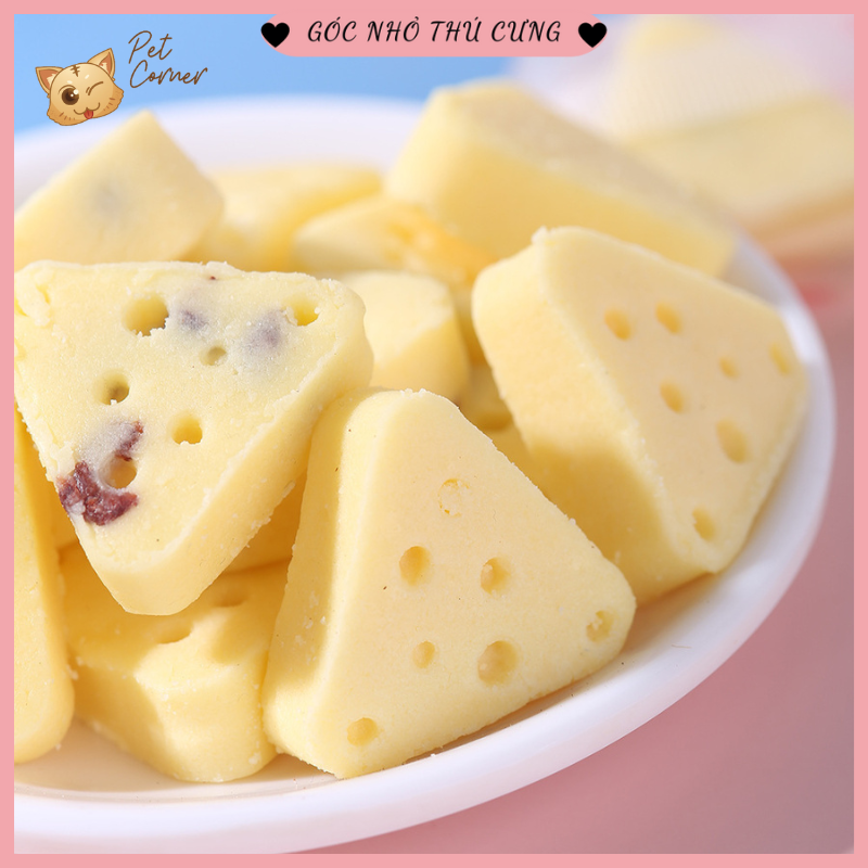 Phô mai siêu thơm ngon, béo ngậy, giàu dinh dưỡng cho chó mèo, chuột hamster