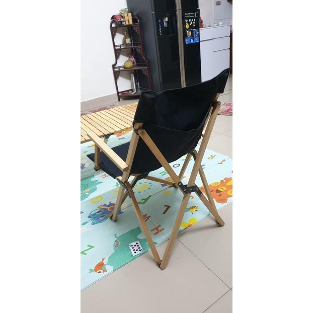 Ghế gỗ cắm trại thư giãn tiện lợi
