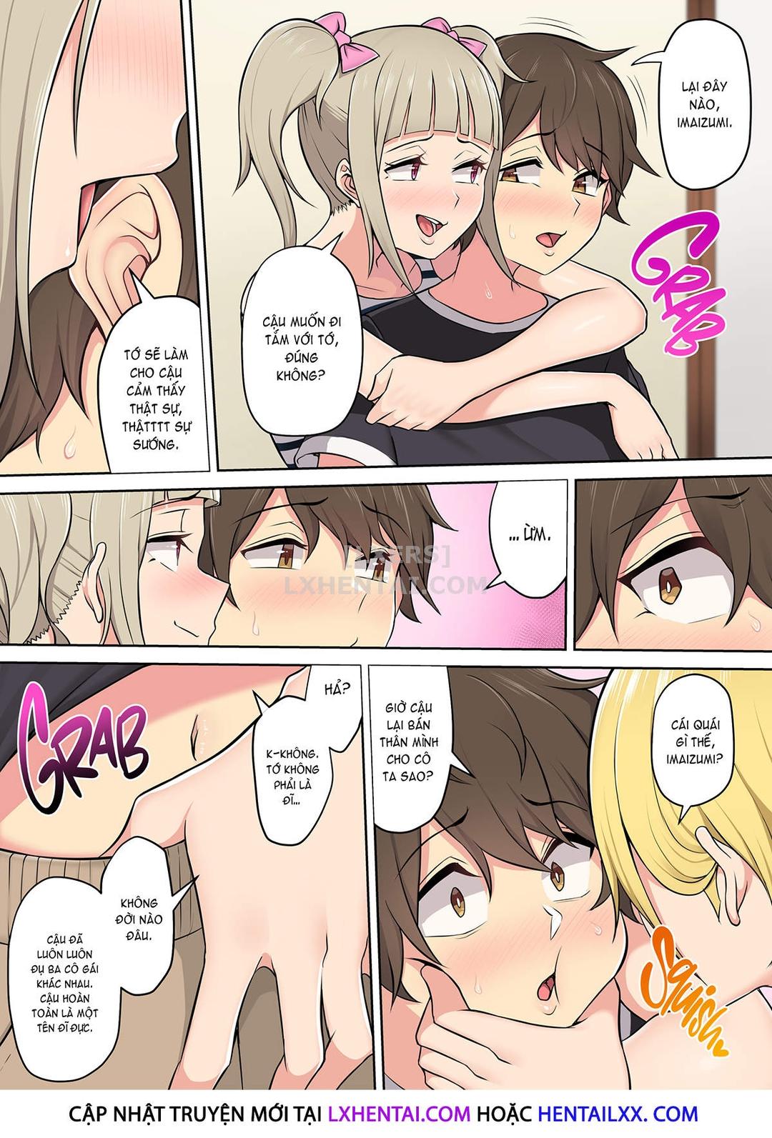 imaizumi đưa cả bầy gyaru về nhà mình chapter 2 18