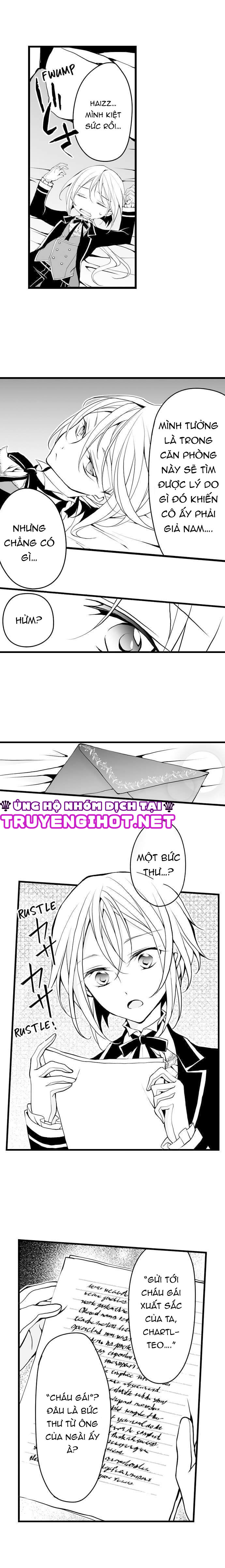 [15+] chuyển sinh thành hoàng tử phản diện, nhưng thực ra nam phản diện đó lại là con gái chapter 6.1 5