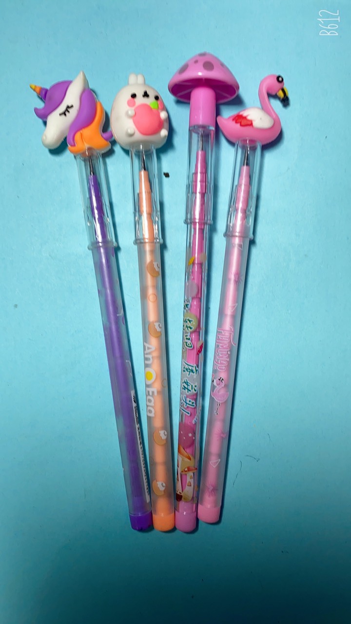 Combo 4 bút chì khúc nhiều hình cute mẫu ngẫu nhiên