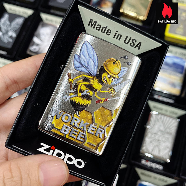 Bật Lửa Zippo 200 Worker Bee