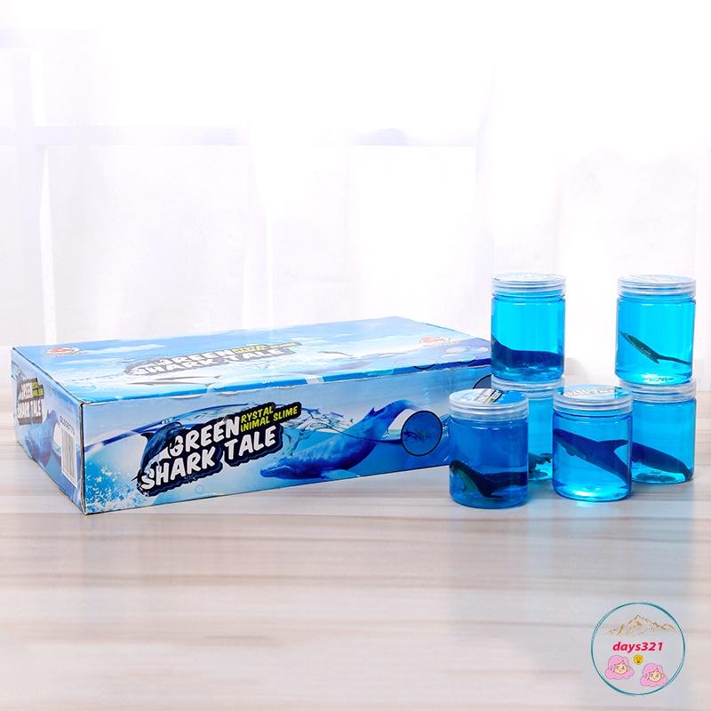 Slime NƯỚC BIỂN ĐẠI DƯƠNG XANH NGÁT màu cực đẹp Đồ chơi hũ slam chất nhờn ma quái squishy