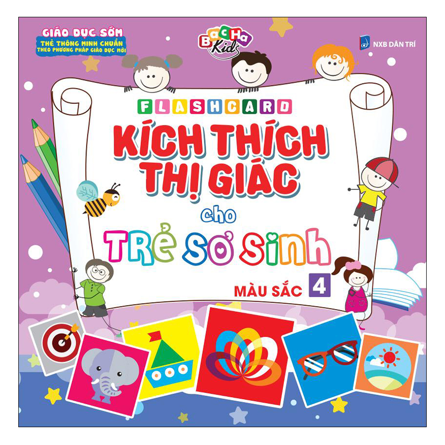 Flashcard Kích Thích Thị Giác Cho Trẻ Sơ Sinh 4 – Màu Sắc (Tái Bản 2019)