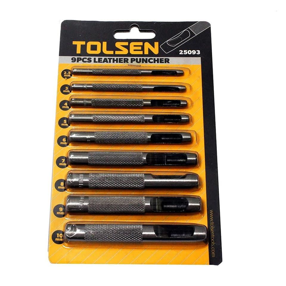BỘ 9 CÂY ĐỤC RÃNH TOLSEN 25093 - HÀNG CHÍNH HÃNG