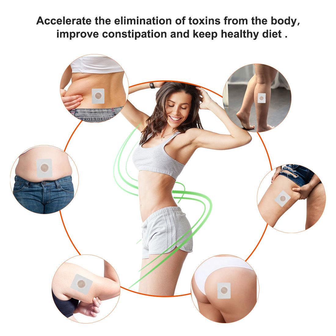 30 cái miếng dán hỗ trợ giảm cân giảm béo miếng dán nút bụng hỗ trợ giảm béo miếng dán bụng
