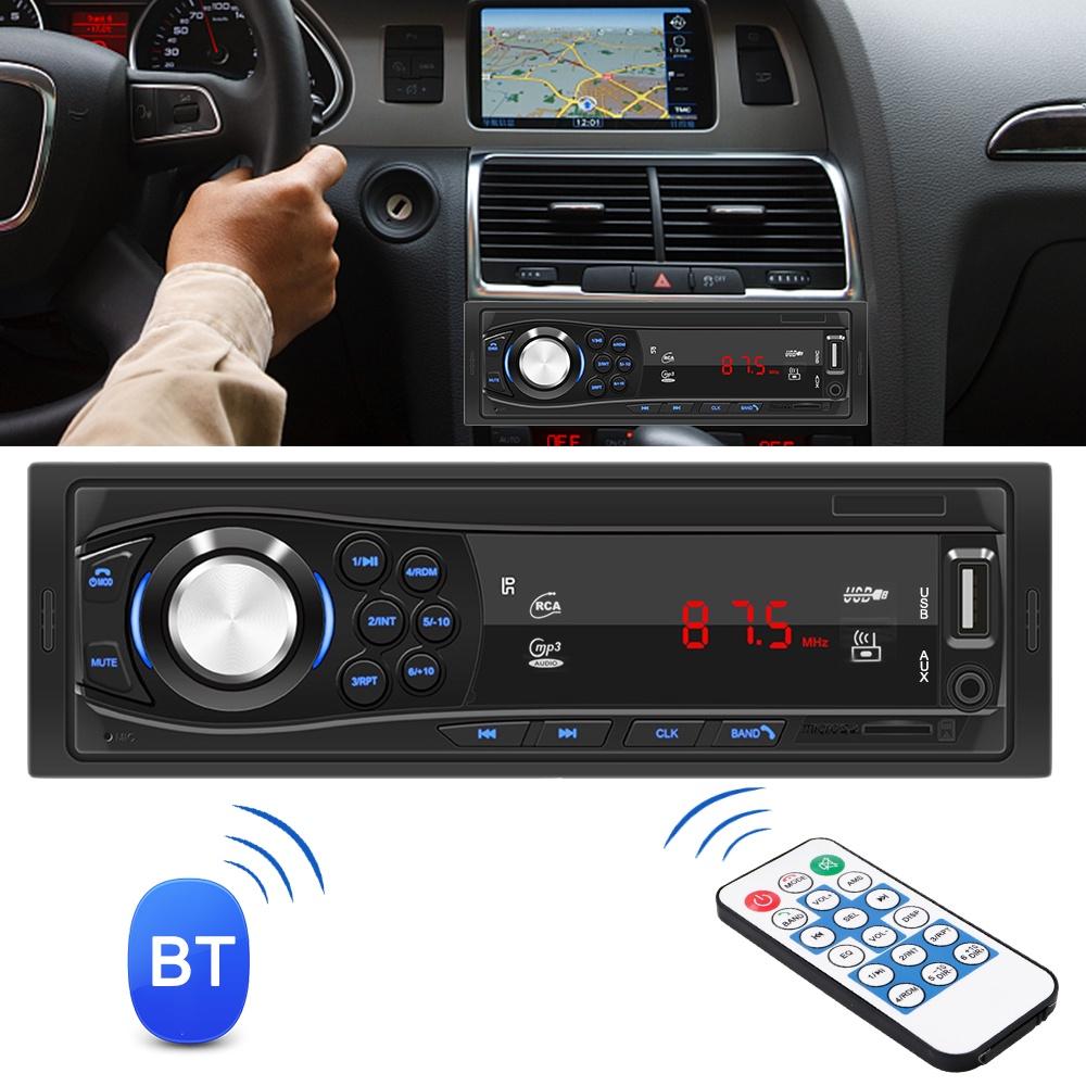 Máy Nghe Nhạc Mp3 12v Usb / Sd / Aux-In Bluetooth 1din Cho Xe Hơi