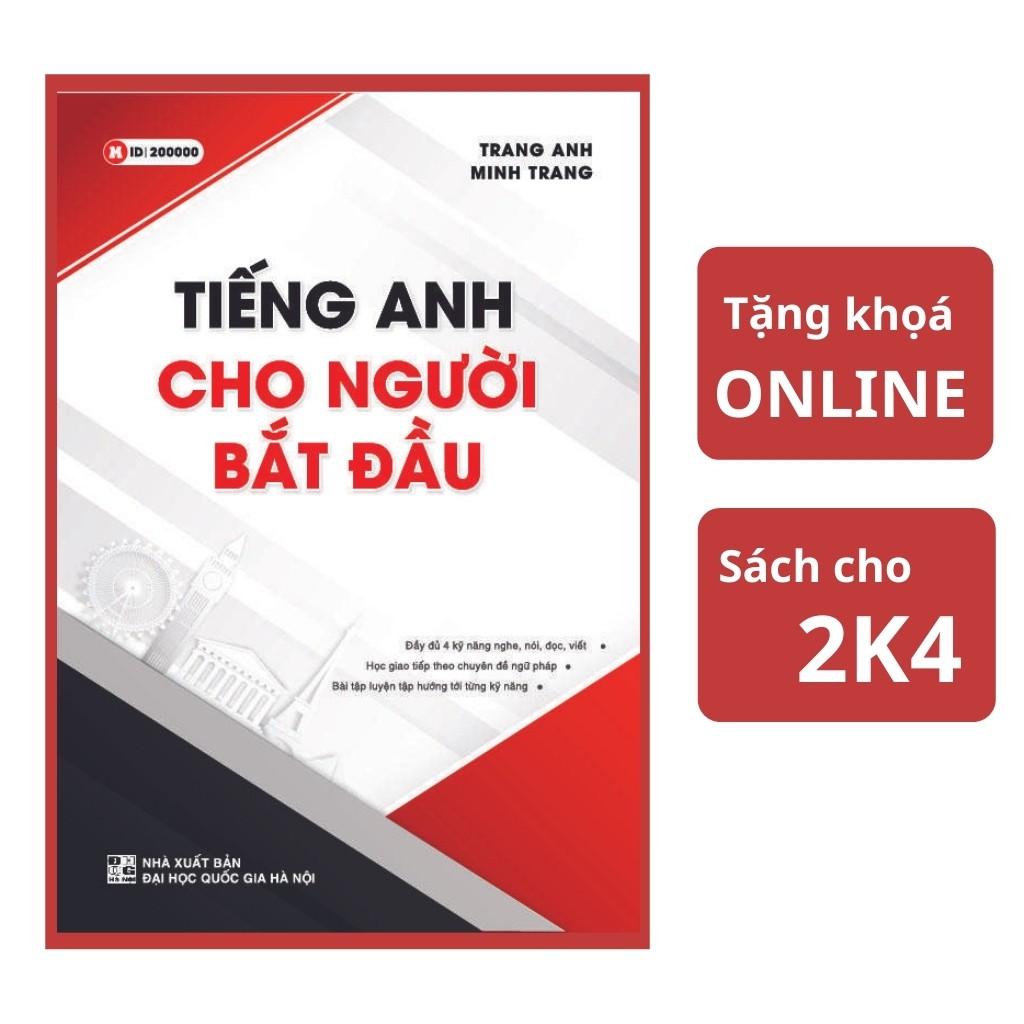 Sách ID Tiếng Anh cho người mới bắt đầu - người mới mất gốc Cô Trang Anh