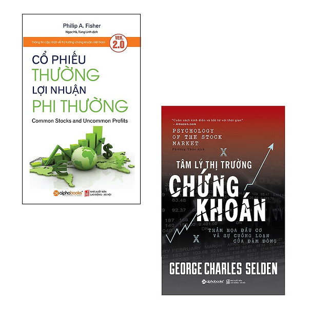 Bộ 2 cuốn cầm nang về chứng khoán: Tâm Lý Thị Trường Chứng Khoán - Cổ Phiếu Thường Lợi Nhuận Phi Thường