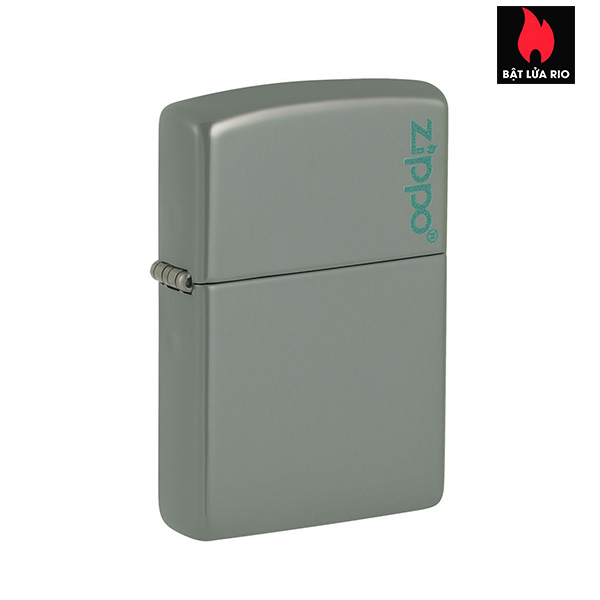 Bật Lửa Zippo 49843ZL – Zippo Sage Green Zippo Logo