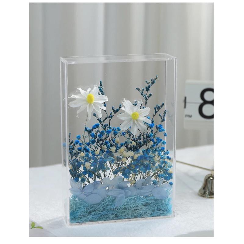Hộp mica quà tặng hoa, đựng hoa, trang trí sản phẩm, trưng bày Bánh, trái cây, nắp đậy hít nam châm, nhiều kích thước