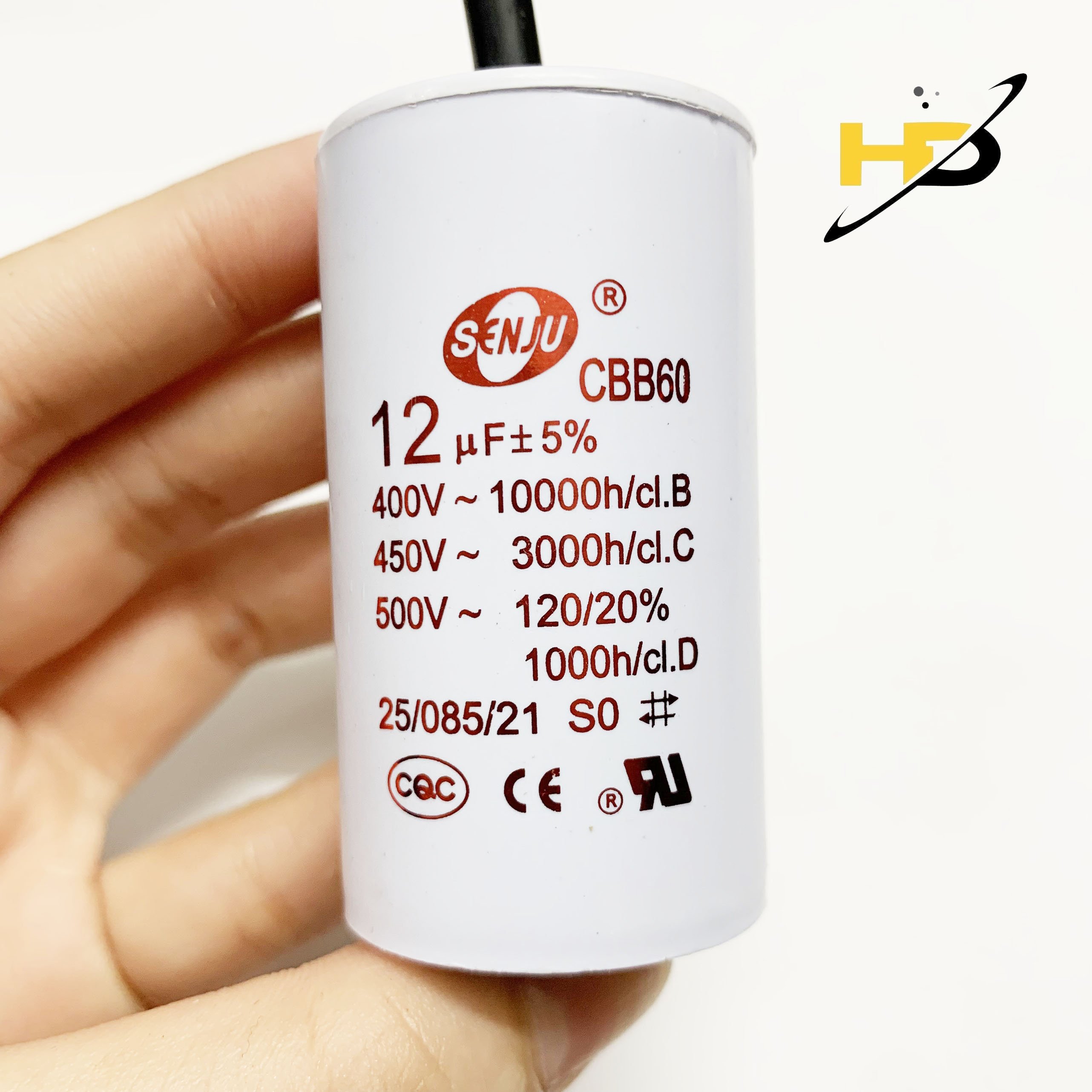 Tụ Điện Máy Bơm Nước , Động Cơ Điện Xoay Chiều CBB60 12uF 450V 5%