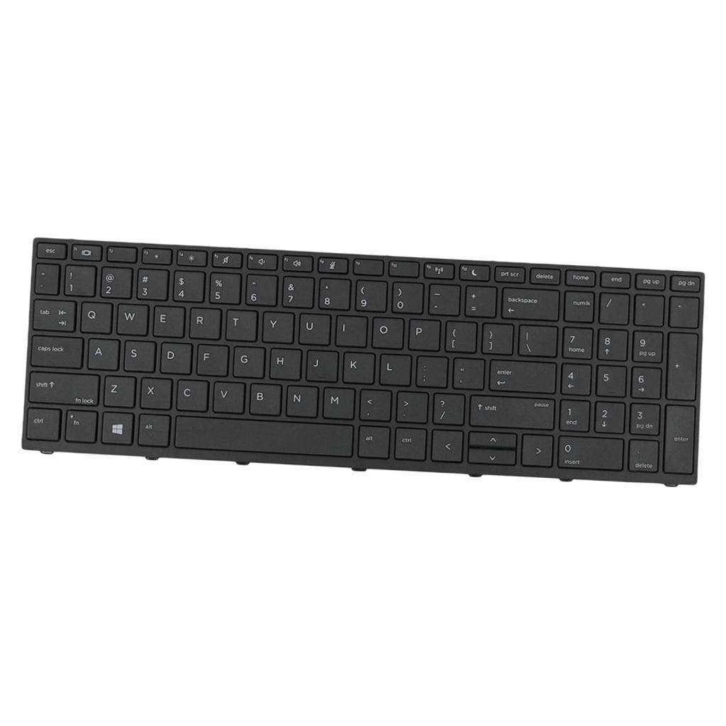Laptop Replacement US Keyboard for 450 G5 455 w/ Black Frame