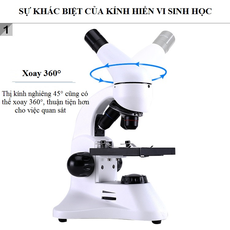 Kính hiển vi để bàn chuyên dùng trong y tế, quan sát các vật thể sinh vật M2